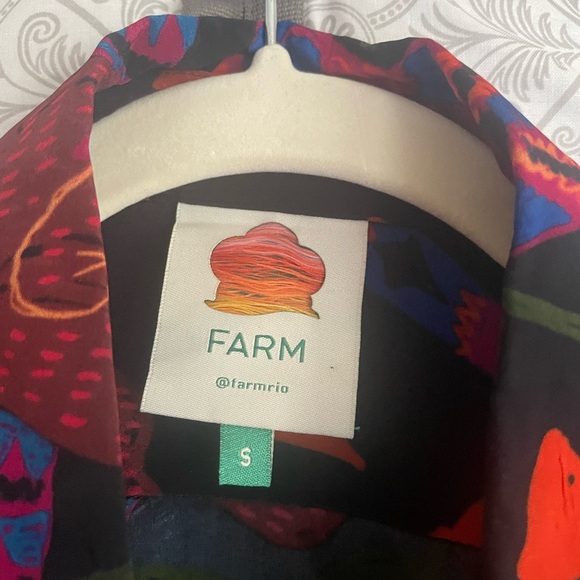 Farm RIO vibrant snake print blouse - Picture 2 of 5